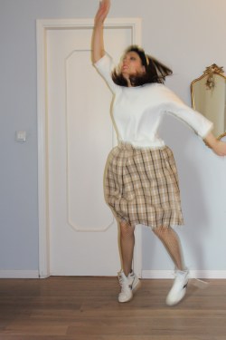 gonna TARTAN beige