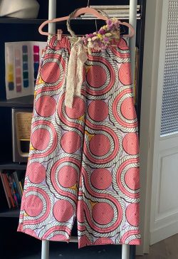 Pantalone WAX rosa fantasia