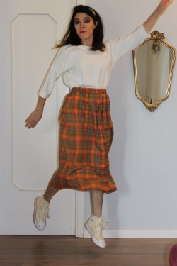 gonna TARTAN arancione