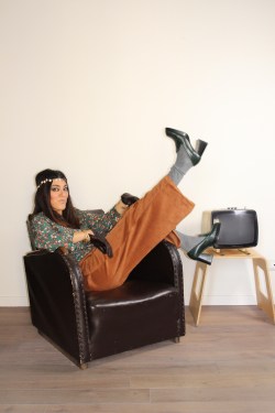 pantalone '70 LOVE! biscotto