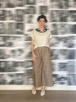 pantalone LE DONNE quadretti