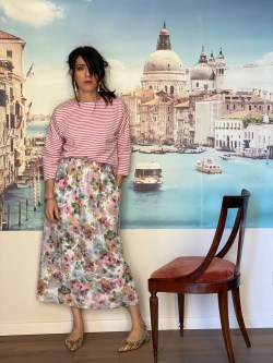 gonna VENEZIA fiori sfumati