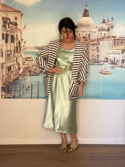 vestito VENEZIA verde veneziano
