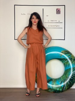 pantalone ESTATE CITTA' mattone cotto