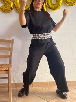 pantalone BACK TO SCHOOL nero