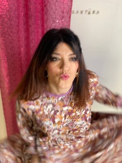 blusa ROLLER FLOWERS fiori gioia