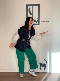 pantalone HALLOWEEN verdebuio