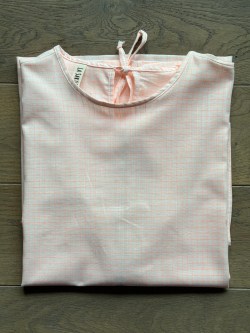 blusa quadretti fluo