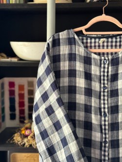 camicia quadretti contrasto