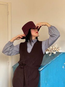 blusa STORIA VINTAGE quadretti