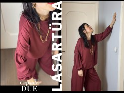 camicia DUE bordeaux rosato