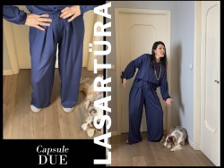 pantalone DUE intenso blu