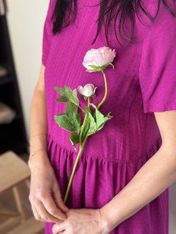 vestito FIORITURA fucsia