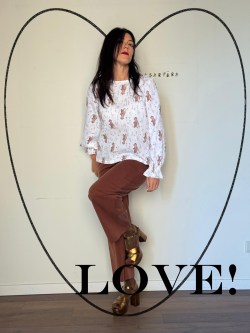 pantalone LOVE marrone