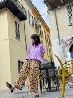 pantalone NUVOLE maculato