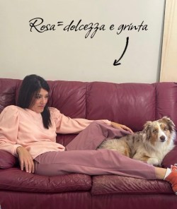 pantalone AUTUNNO: APPUNTI malva chiaro